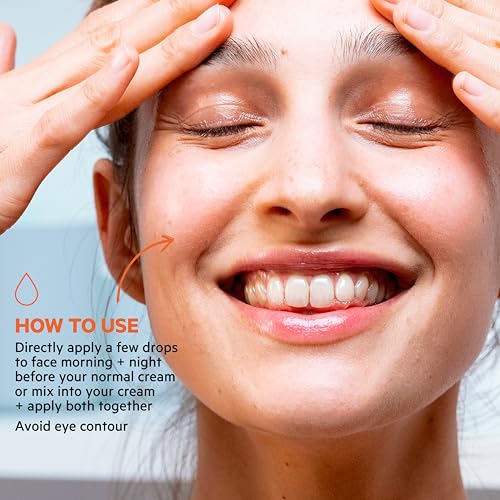 Vitamin C Brightening Face Serum With 20% Optimized Vitamin C For Fine Lines, Uneven Skin Tone & Dull Skin. Improves Radiance & Firmness, 1 Fl.oz.