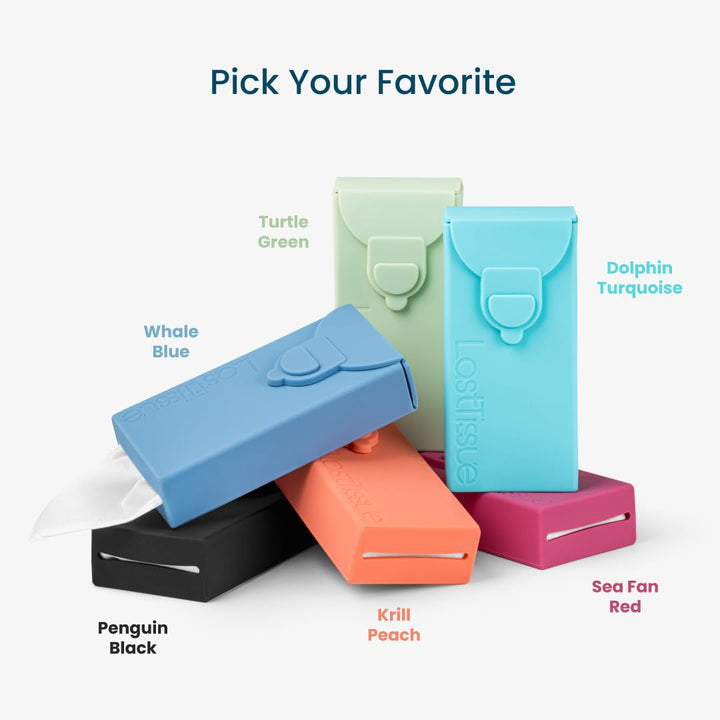 ® Reusable Cotton Tissue Pack – Sustainable, Durable, Eco-Conscious, Portable & Washable Facial Tissues for Men and Women with Travel Handkerchief Storage Case