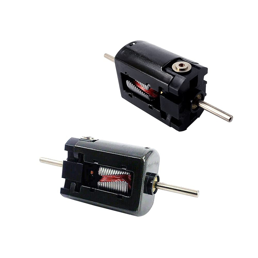2Pcs 15mm Micro 010 Motor DC 6V 12V 24V High Speed Dual Shaft Toy Car Rail Train