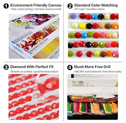 5D Diamond Painting Kits for Adults Kids, Red Mouse Handsome Full Drill Paint with Diamonds,Wall Paintings for Living Room Diamond Cross Stitch Arts Canvas for Home Decor 11.8x15.7 inch