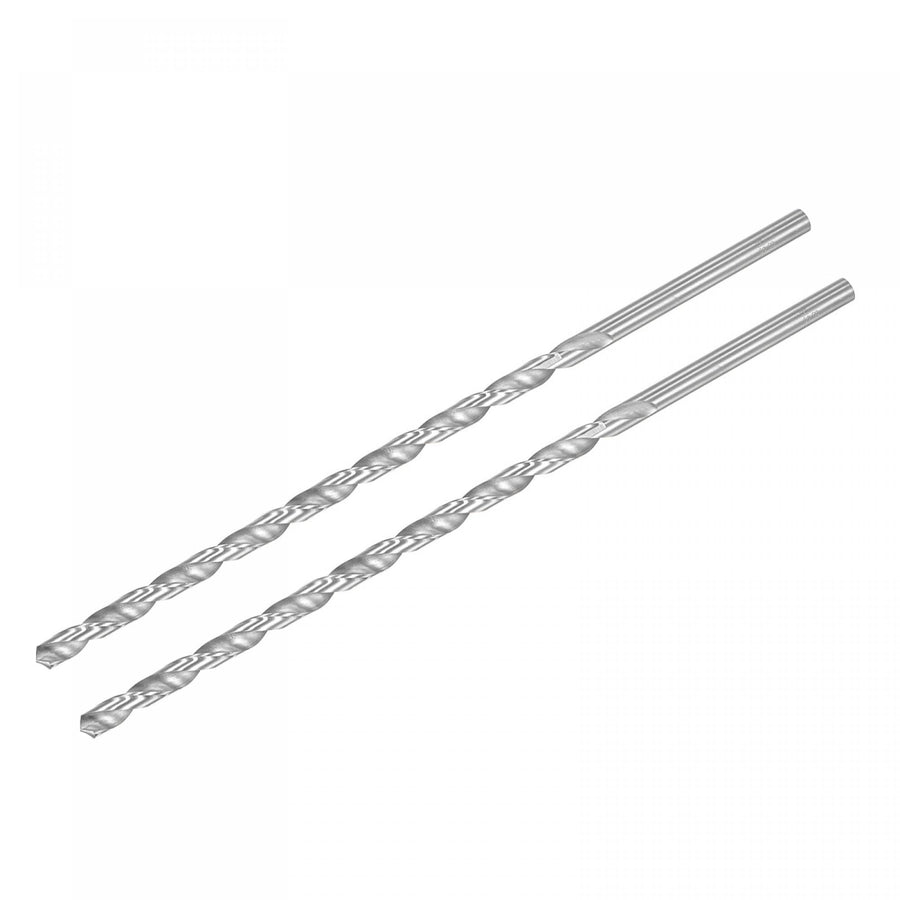 HSS(High Speed Steel) Extra Long Twist Drill Bits, 8mm Drill Diameter 250mm Length 2 Pcs