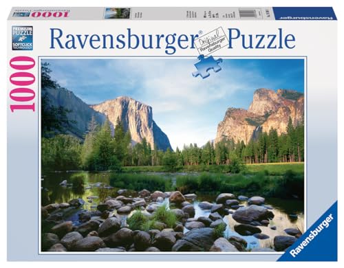Yosemite Valley - 1000 Piece Jigsaw Puzzle for Adults | Unique Piece Design | Softclick Technology | Ideal Gift for Puzzle Enthusiasts | Pack of 1