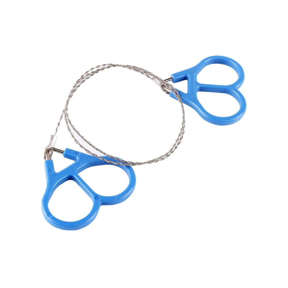 Filfeel Mini Stainless Steel Wire Saw Emergency Camping Hunting Survival Tool Chain High Strength Ring Scroll Travel Hiking Outdoor