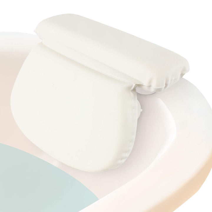 Slip Resistant Large Thick Soft Waterproof Relaxing Spa Bath Pillow, Fits Curved or Straight Back Tubs & Bathtubs Cushion Support Head and Neck in Tub, Bathtub Accessory, 2 Panel