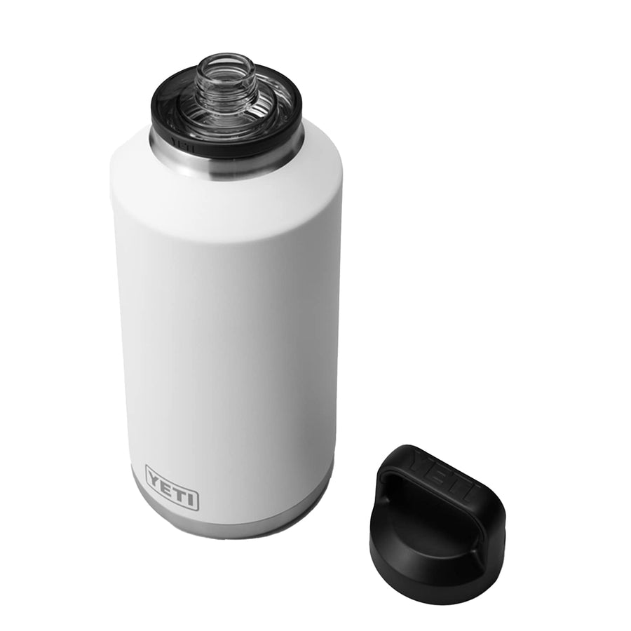Rambler 64 oz Bottle, Vacuum Insulated, Stainless Steel with Chug Cap, White
