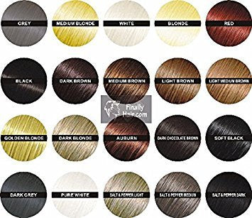 Dark Brown : Hair Building Fibers Dark Brown 25 Grams Refill Your Existing Bottle Highest Grade Dark Brown w/very slight hint of red (use Dark Chocolate Brown for darker with no red)