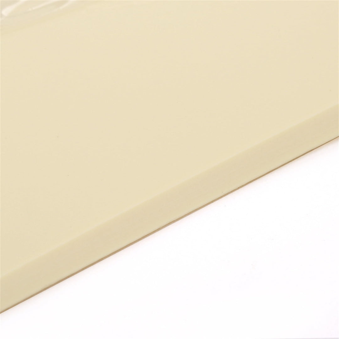 4 Holes Blank Custom Outline Pickguard Plate for Fender Stratocaster Strat ST Style Guitar, 1Ply Cream