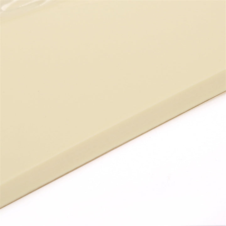 4 Holes Blank Custom Outline Pickguard Plate for Fender Stratocaster Strat ST Style Guitar, 1Ply Cream