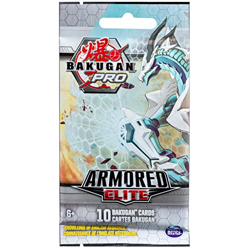 Pro, Armored Elite Booster Pack with 10 Collectible Trading Cards, for Ages 6 and Up