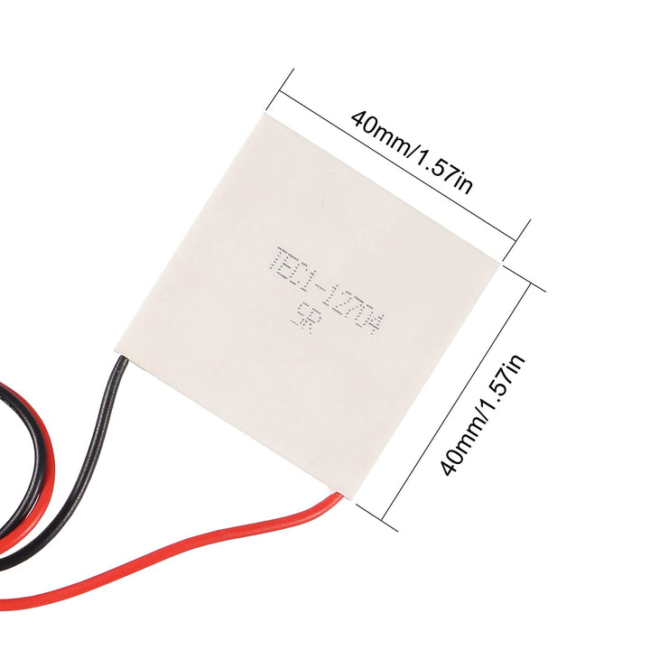 6PCS TEC1-12704 Ceramics Thermoelectric Cooler Peltier 12V 4A Cells Peltier Elemente Module