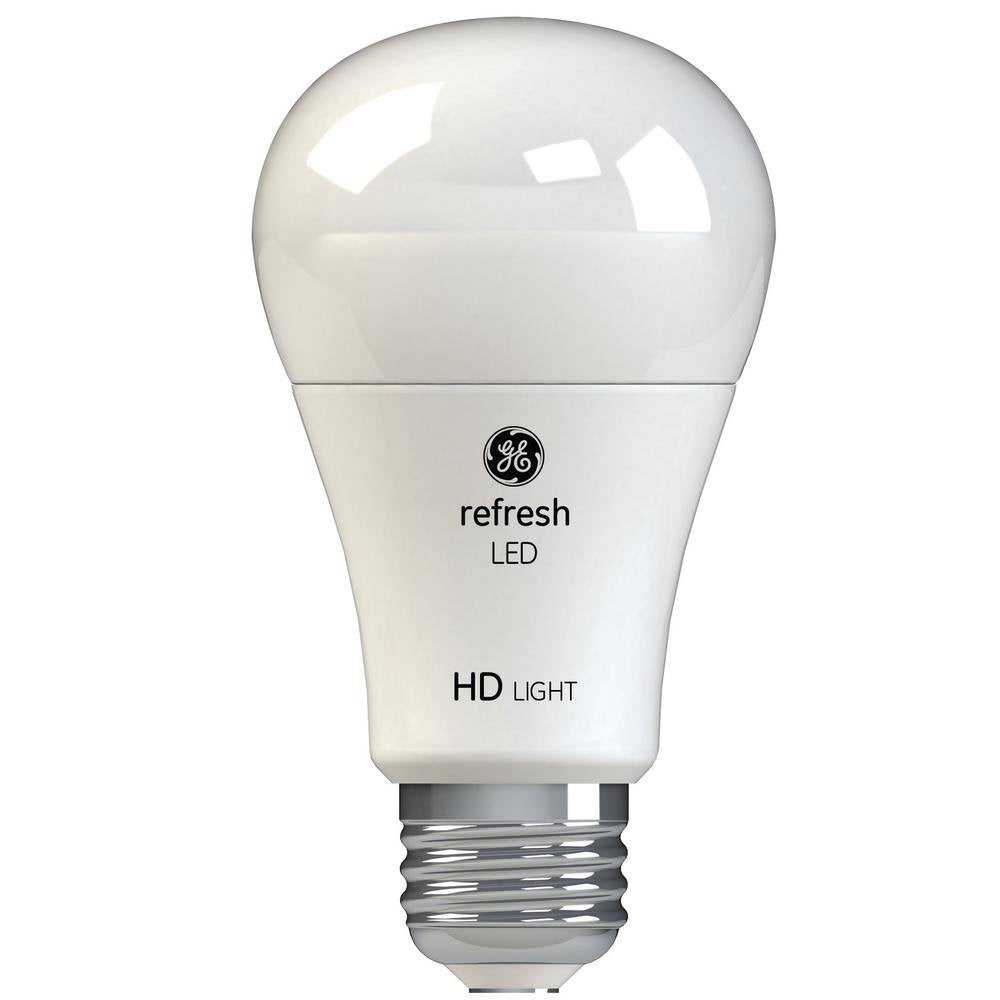 Lighting Refresh LED Light Bulbs, HD Light, 10 Watt (60 Watt Equivalent) Daylight, A19 General Purpose Bulbs, Medium Base, Dimmable (2 Pack)