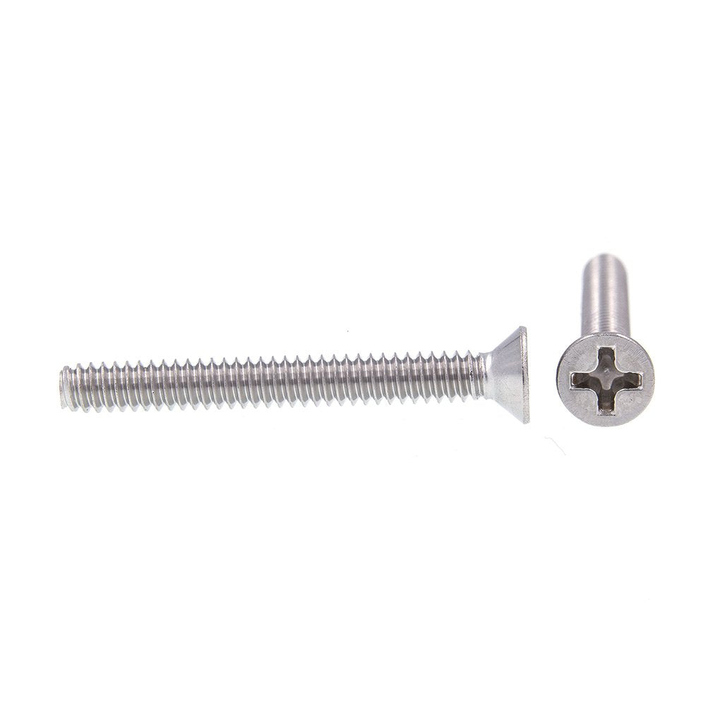 Prime-Line 9000596 Machine Screws, Flat Head, Phillips Drive, #6-32 X 1-1/4 in (25 Pack)