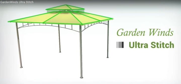 Replacement Canopy for The Garden Treasures Geo Gazebo - Standard 350 - Beige