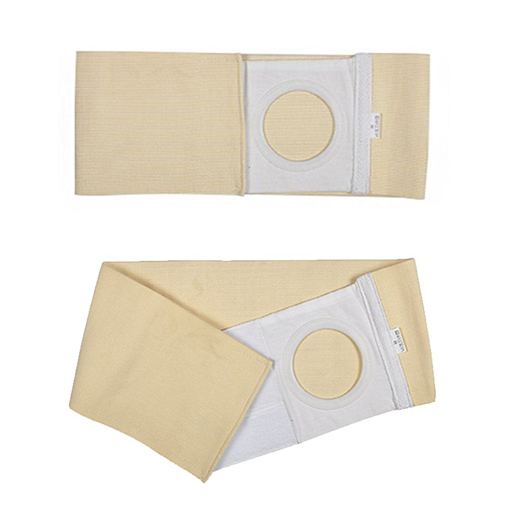 Ostomy Belt Hernia Wraps for Men Women Colostomy Supplies Ostomy Support Belt Stoma Protector Colostomy Bags Ostomy Pouch Abdominal Binder - 3.14 Opening (L 36-39)
