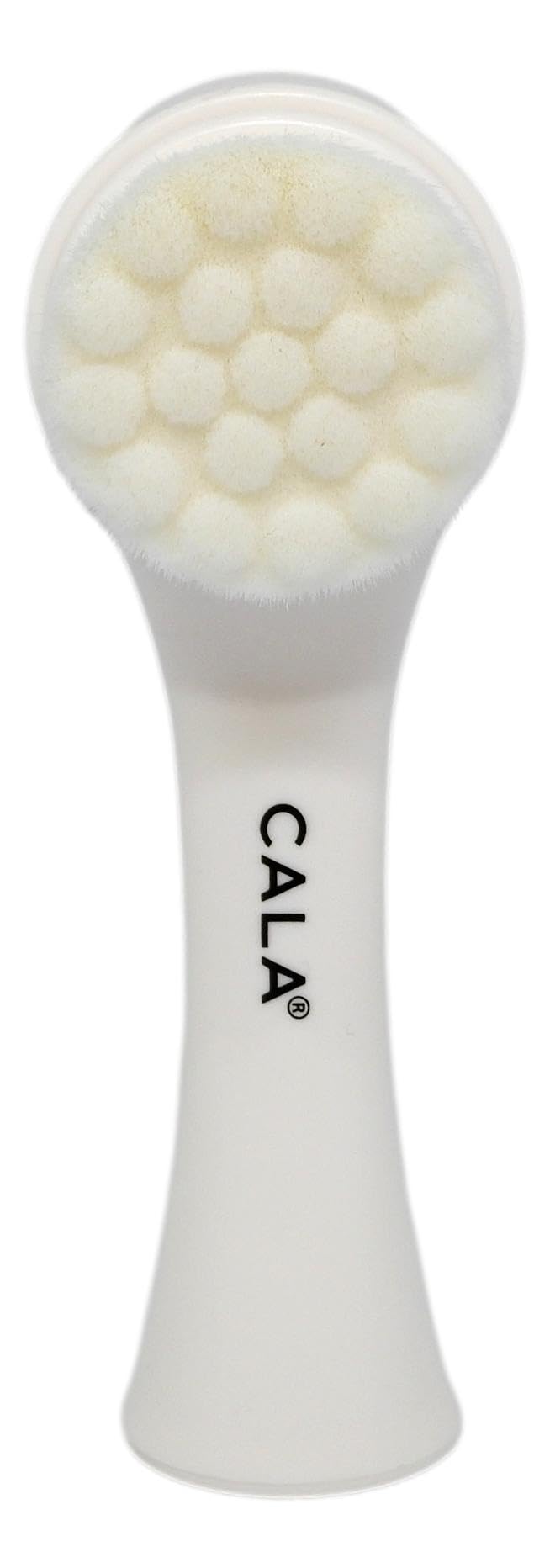 Dual-action mint facial cleansing brush