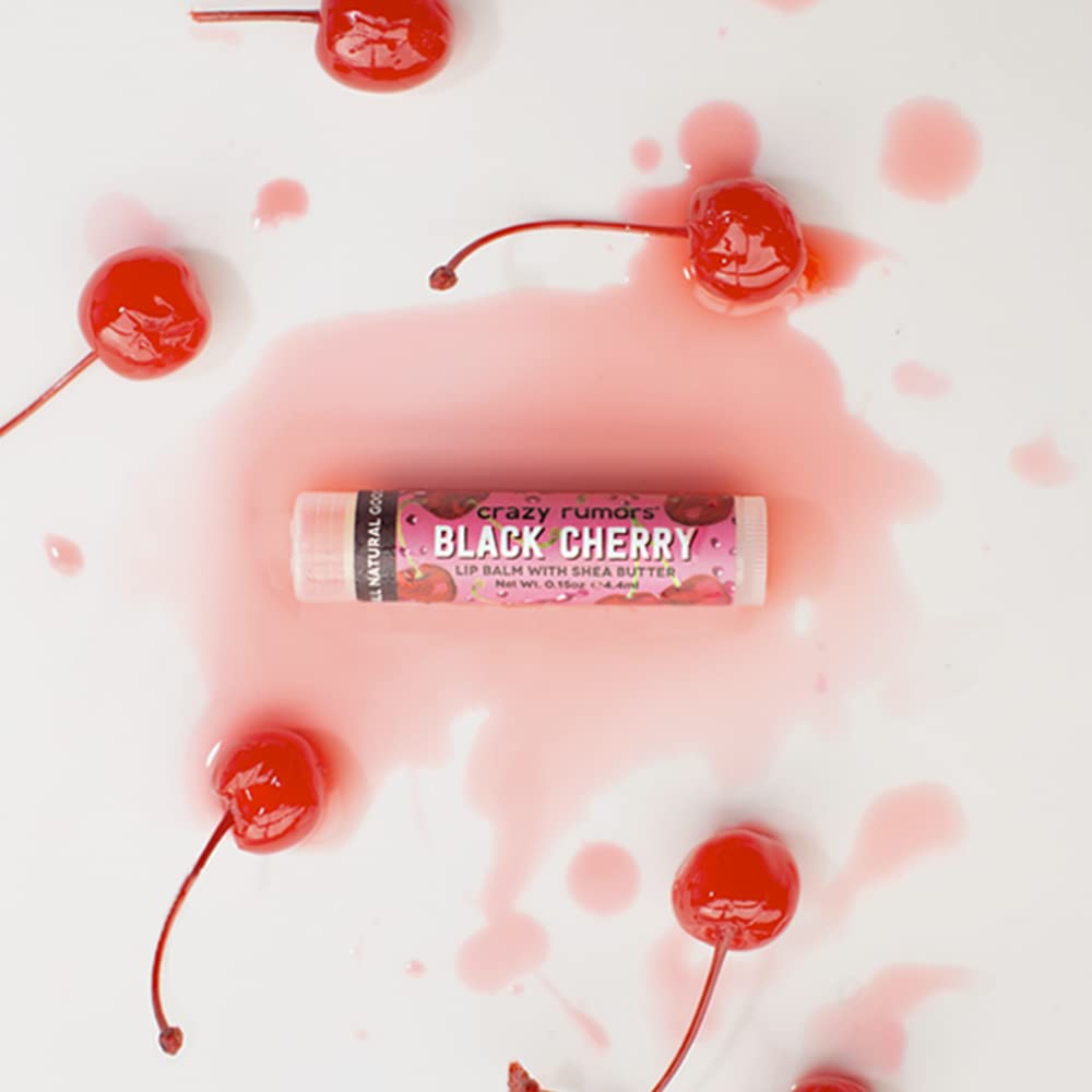 Soda Pop Lip Balm Black Cherry Tubes - 0.15 Oz 4 Pack