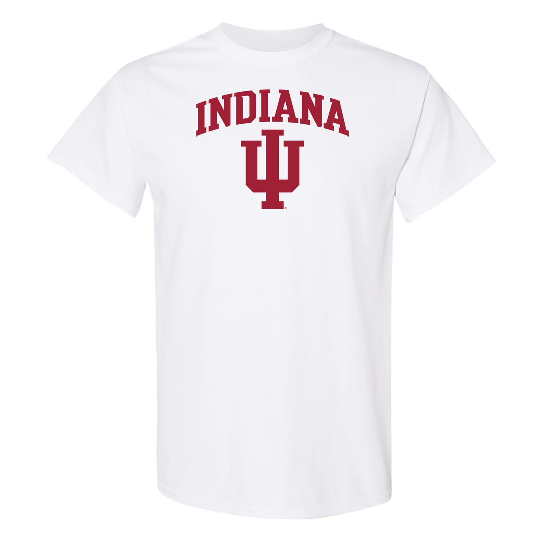 AS03 - Indiana Hoosiers Arch Logo T-Shirt - Large - White