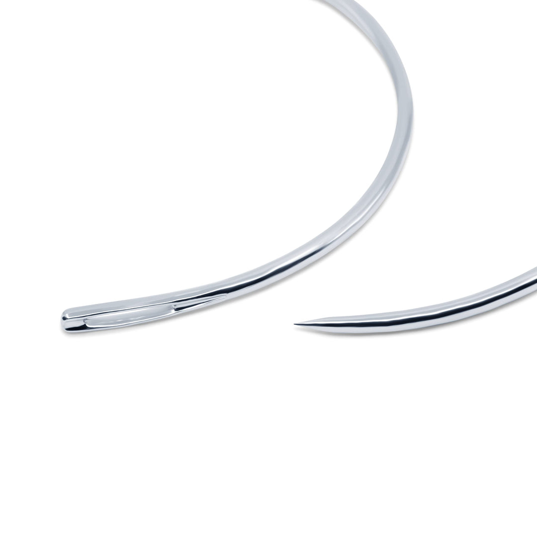 3050 Quilter's Curved Hand Needles, 2-Inch & 2-1/2-Inch, Nickel (4-Count)