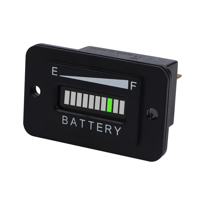 48V LED Battery Power Indicator,Battery Charge & Discharge Display,Applicable to Lead Acid Battery Powered Golf Cart Forklift Lawn Mower Leaf Trimmer Motorhome etc.