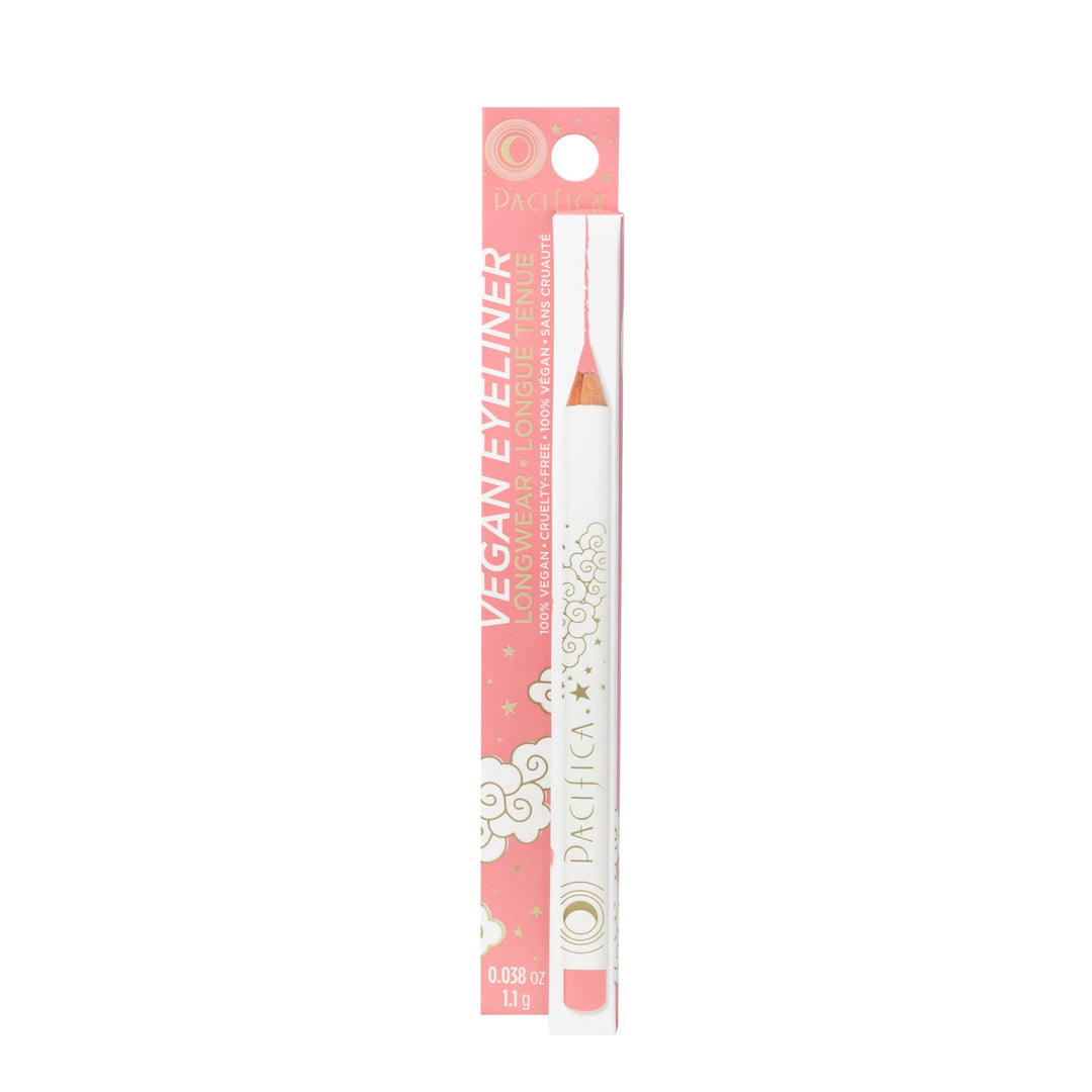 Beauty, Longwear Pastel Pink Eyeliner Pencil, Rose Quartz Pigmented Vibrant Color, Vitamin E + Coconut Oil, No-Skip Formula, Graphic Liner, Vegan & Cruelty Free