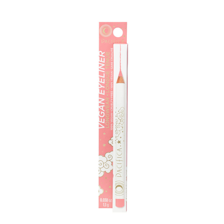 Beauty, Longwear Pastel Pink Eyeliner Pencil, Rose Quartz Pigmented Vibrant Color, Vitamin E + Coconut Oil, No-Skip Formula, Graphic Liner, Vegan & Cruelty Free