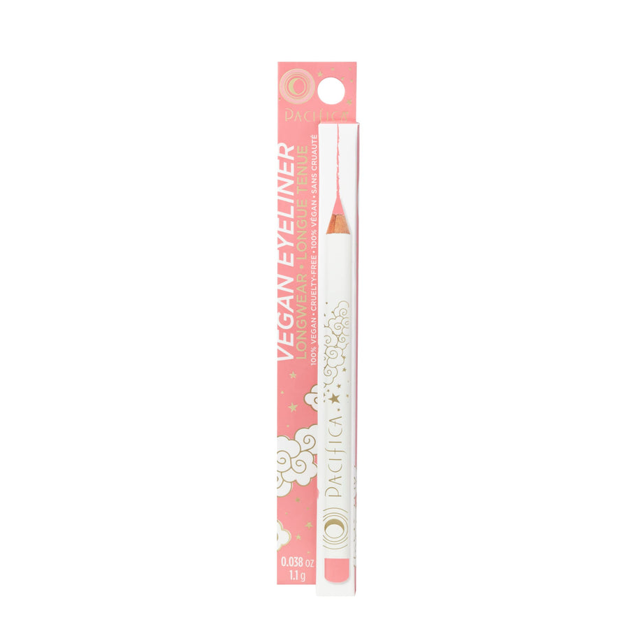 Beauty, Longwear Pastel Pink Eyeliner Pencil, Rose Quartz Pigmented Vibrant Color, Vitamin E + Coconut Oil, No-Skip Formula, Graphic Liner, Vegan & Cruelty Free