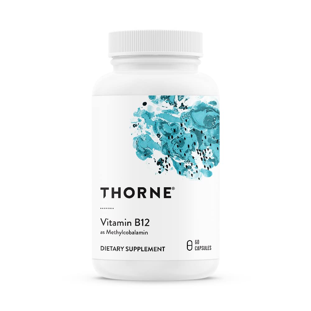 Vitamin B12 - as Methylcobalamin - Supports Heart & Nerve Health, Blood Cell Function, Healthy Sleep & Methylation* - Gluten, Dairy & Soy-Free - 60 Capsules