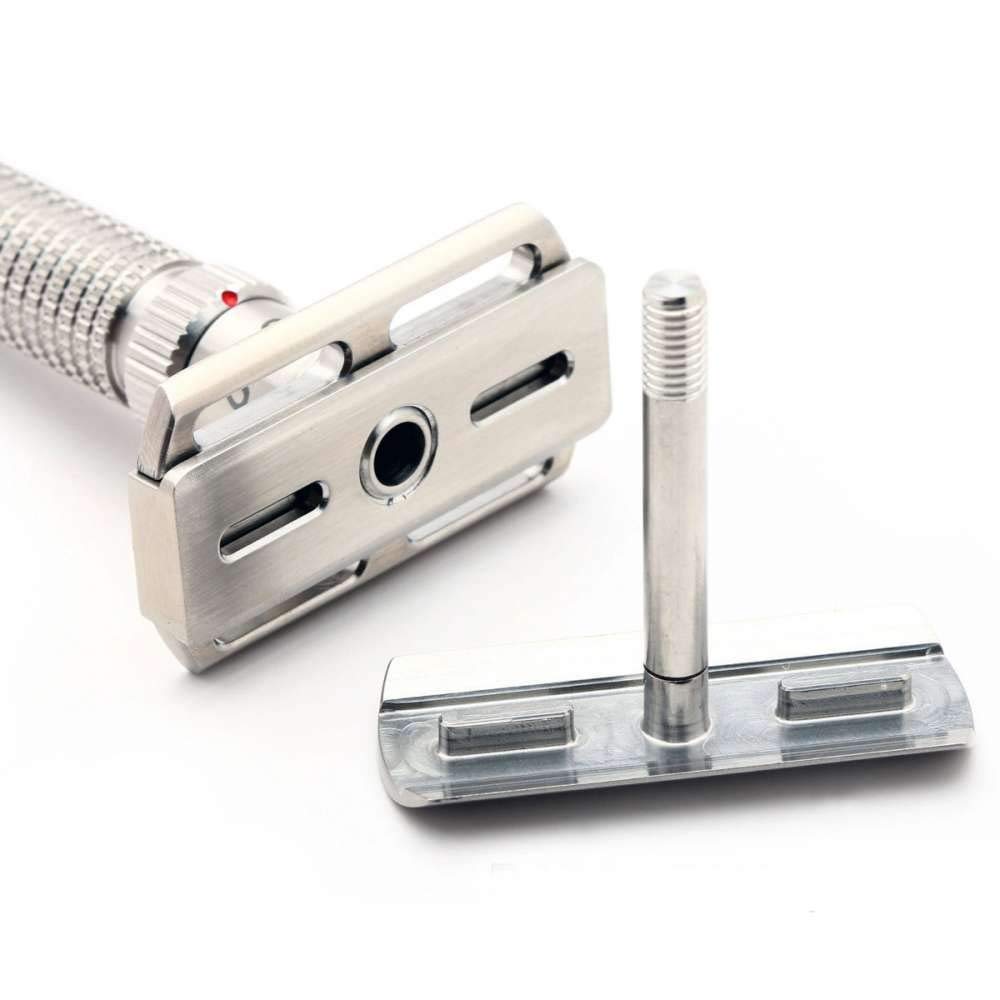 mpany, Ambassador Adjustable 100% Stainless Steel Double Edge Safety Razor - Made in the USA