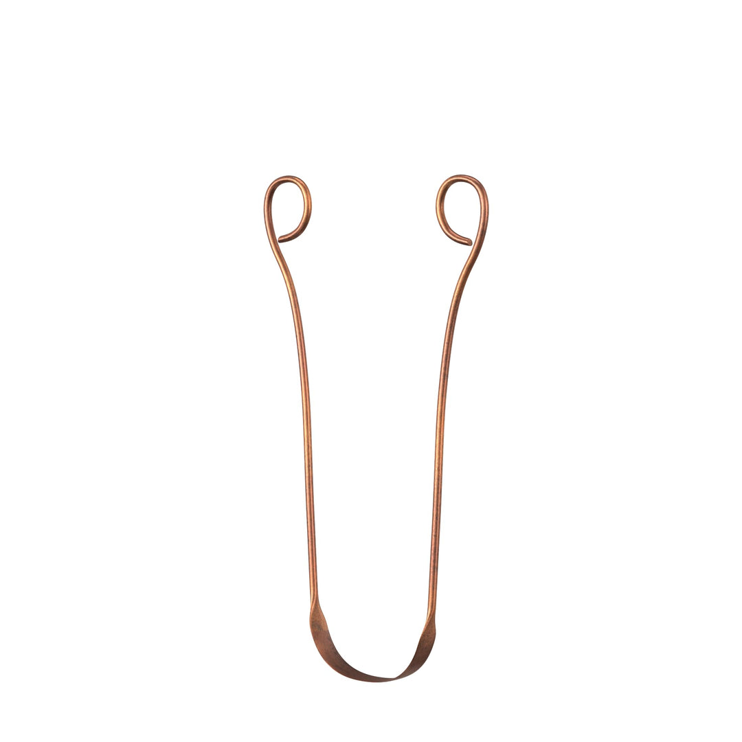 Isabella's Clearly COPPER Tongue Scraper Cleaner | 100% Pure Heavy Duty Metal, BPA Free, Easy to Use for Adults and Kids | Natural Oral Care for Fresh Breath and Improved Oral Hygiene