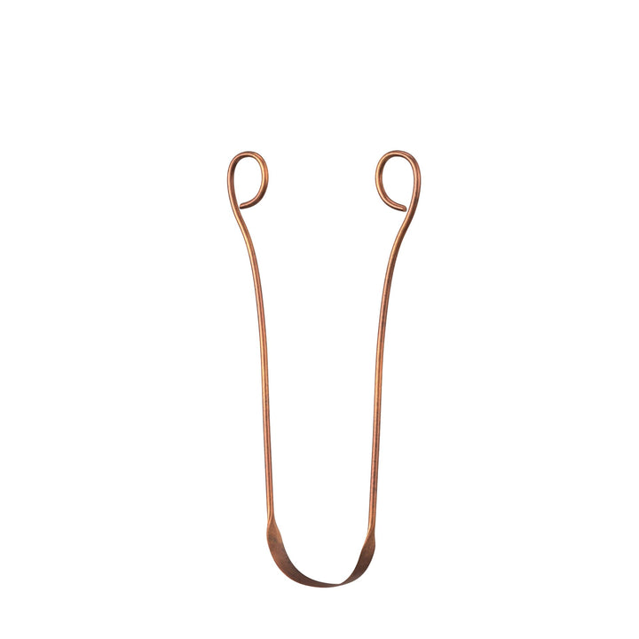 Isabella's Clearly COPPER Tongue Scraper Cleaner | 100% Pure Heavy Duty Metal, BPA Free, Easy to Use for Adults and Kids | Natural Oral Care for Fresh Breath and Improved Oral Hygiene