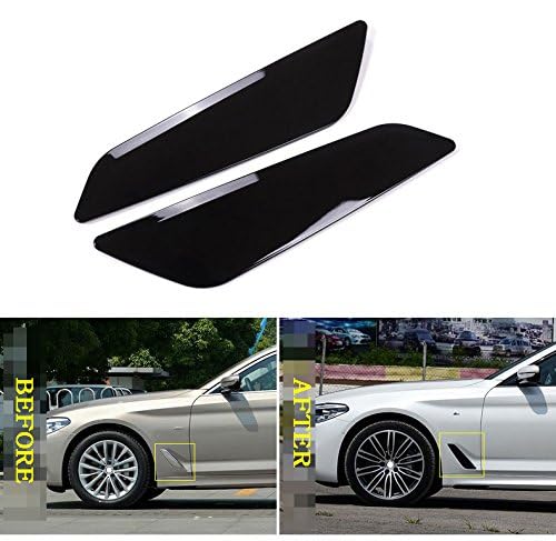 Side Wing Air Vent Hood Intake Fender Cover Trim for BMW 5 Series G30 2017 2018 2019 2020 2021 2022 2023 Exterior Accessories