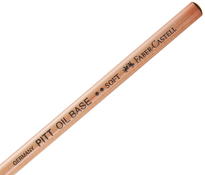 PITT Monochrome Artists' Pencil, Black, Oil Base, No. 2 Soft