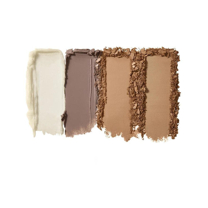 Bite-Size Brow, Mini Brow Quad with Ultra-Pigmented Waxes & Powders, Eyebrow Grooming & Makeup Kit, Taupe, 0.14 Oz