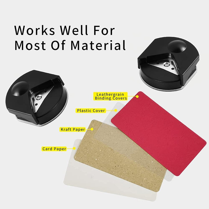 Rayson CRP4MMBK-US Corner Rounder Punch, 4mm Corner Cutter Tool, Black