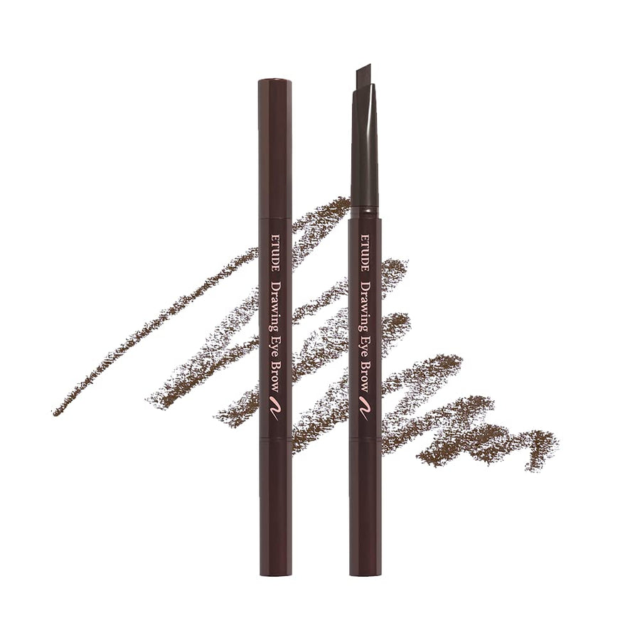 Drawing Eyebrow Pencil | Long Lasting, Soft Textured, Natural Everyday Look| Korean Makeup| Dark Brown-0.25g