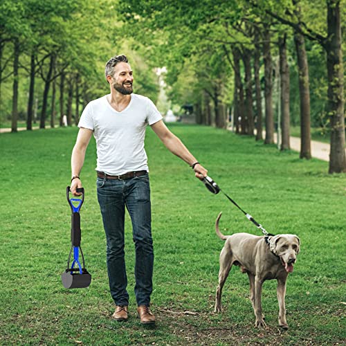Pooper Scooper for Large Small Dogs, Folding Dog Poop Scooper, Durable Spring and Premium Materials,Easy to Use for Grass, Dirt, Gravel Pick Up Shovel