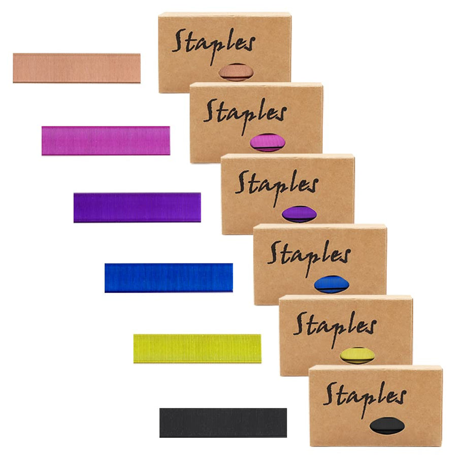 Mixed 26/6 Standard Staple Set 12mm Width 950/Box 6 Boxes/Pack 5700 Count Staples for Office School Home Stapler Stapling Refills (6 Boxes Mixed)