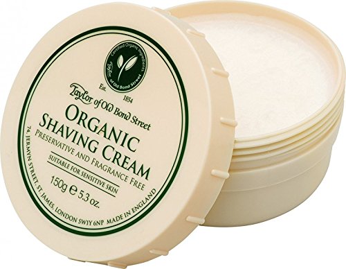 Organic Shaving Cream w/Aloe & JojobaNew 5.3 oz.