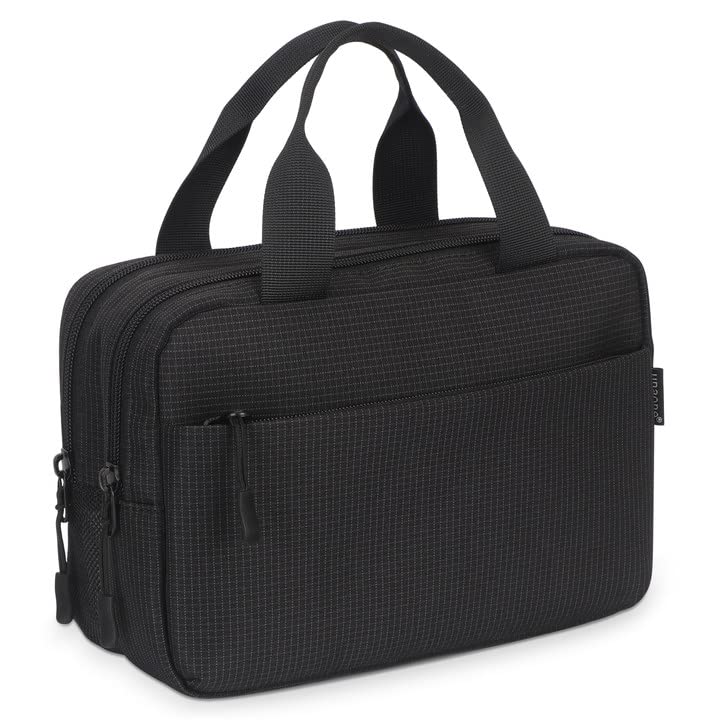 Toiletry Bag for Men, Large Capacity Travel Toiletry Bag Cosmetic Bag with Compartments, Wet and Dry Separation Makeup Bag Travel Essentials for Accessories, Toiletries, Shampoo, Cosmetic