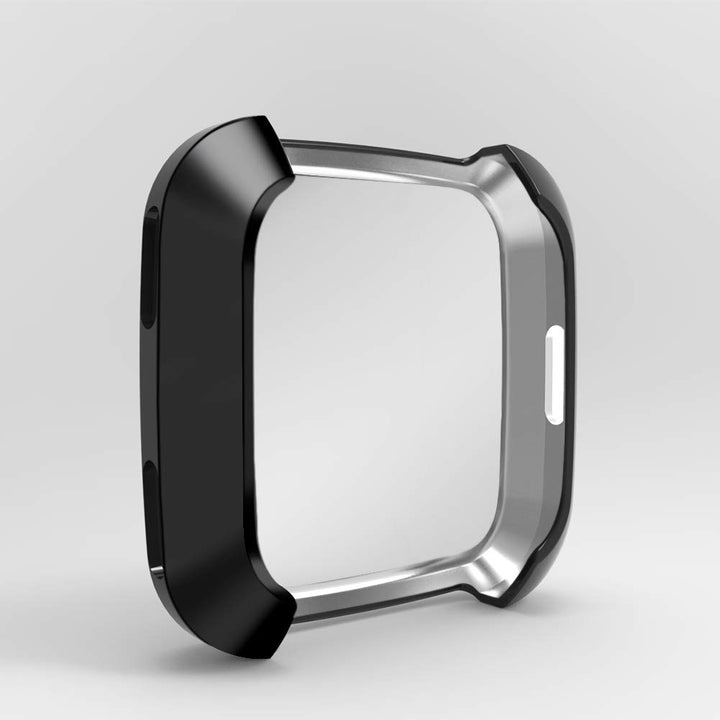 3 Packs Screen Protector Compatible Fitbit Versa, Ultra Slim Soft Full Cover Case for Fitbit Versa