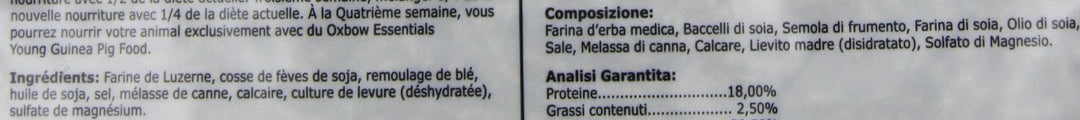 Essentials Guinea Pig Food, Young Guinea Pig, Made Alfalfa Hay, Pet Food Pellets with Vitamin C, Small Animal Pet Products, Made in USA, High Fiber, 5 lb. Bag