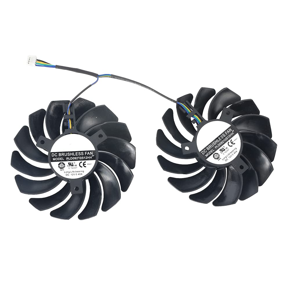 87mm DC12V 0.40A PLD09210S12HH GTX1660 RTX2060 Graphics Card Fans for MSI GeForce GTX 1660 Super 1660Ti RTX 2060 Ventus XS OC GPU Fans