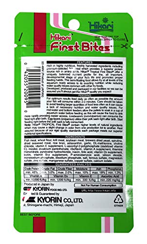 Tropical First Bites Fish Food, 0.35 oz (10g)