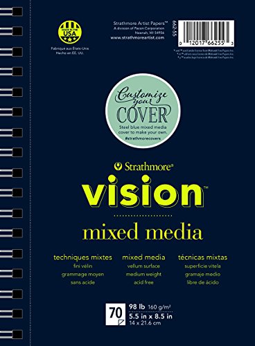 Vision Vellum Mixed Media Pad 7X10-98lb, 70 Sheets -62662570