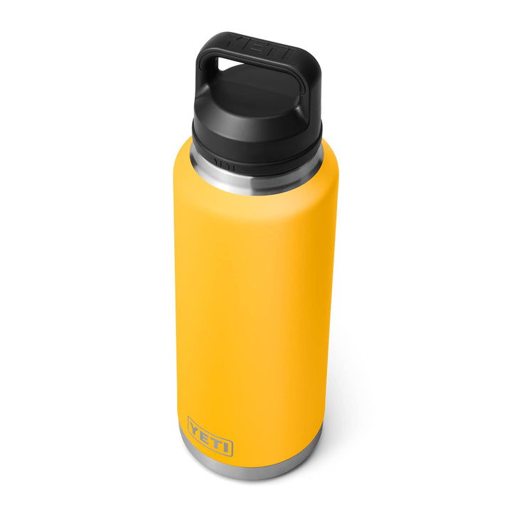 Rambler 46 oz Bottle, Vacuum Insulated, Stainless Steel with Chug Cap, Alpine Yellow