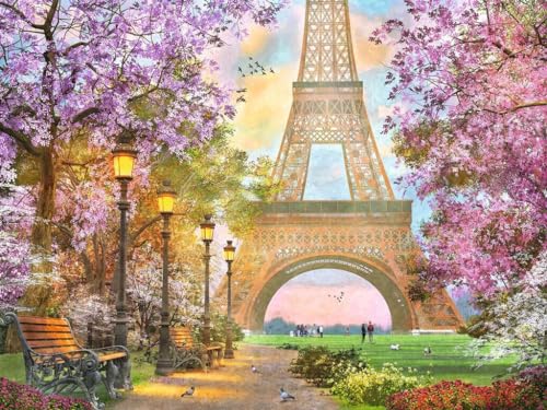 A Paris Stroll Puzzle - 1500 Unique Pieces | Precision Cut | Anti-Glare Surface | Ideal for Adults for Puzzle Enthusiasts