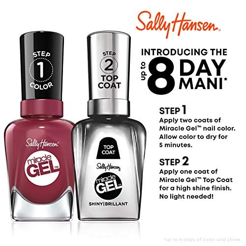 Miracle Gel™, Onyx-pected, Long Lasting, Gel-Like Formula, No UV Lamp Needed, Black Nail Polish