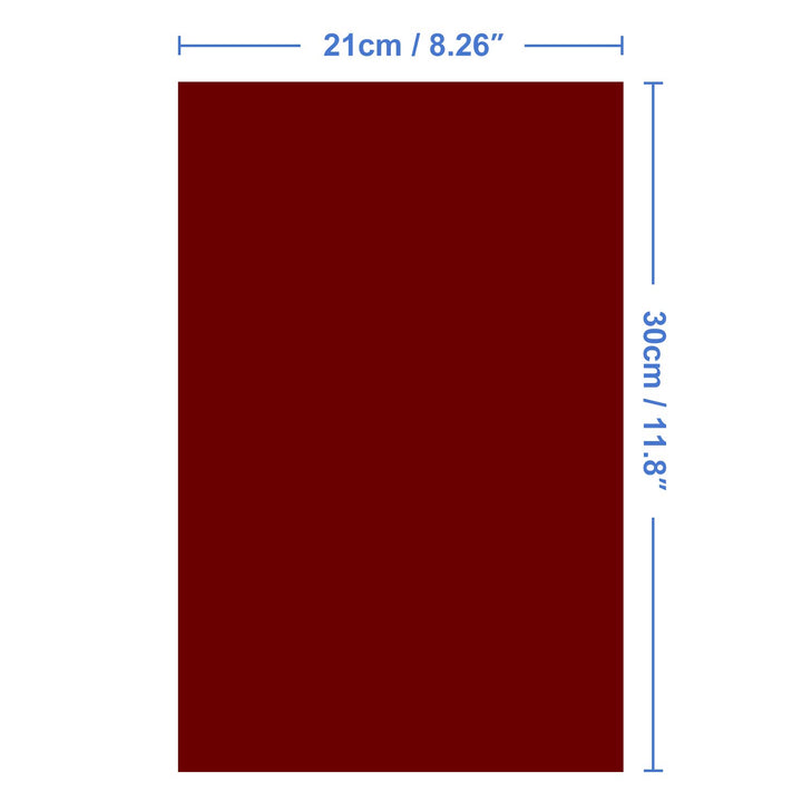 15PCS Red Velvet Fabric Sticky Back Adhesive Back Sheets, Self Adhesive Velvet Fabric for Jewelry Drawer Craft Fabric and Craft Making (8.3 x 11.8) A4 Sheet