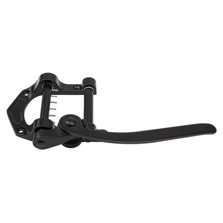 1Pcs Guitar Tremolo Unit Vibrato Bridge Tremolo Tool Accessories Flat Compatible with Les Paul LP SG Tele Electric Guitar (Black)