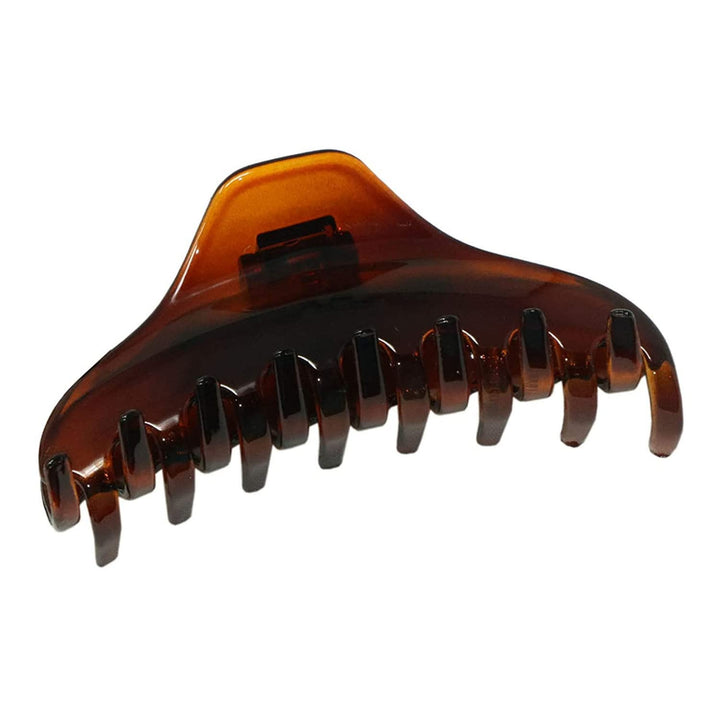 French Boss Thin and Narrow Medium Tortoise Shell Covered Spring Jaw Hair Claw Clip Clutcher Clamp